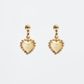 Kolczyki pozłacane VINTAGE HEART 1.jpg
