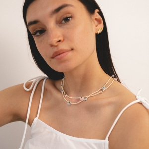 Naszyjnik owocowy PINK CHERRIES