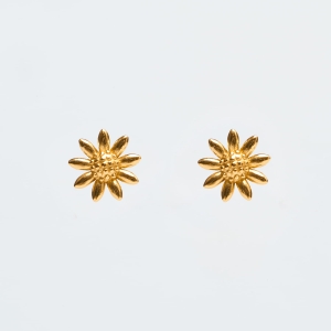 Kolczyki pozłacane DAISIES