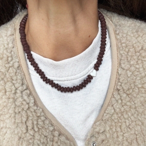 Naszyjnik z kamieni CHOCOLATE